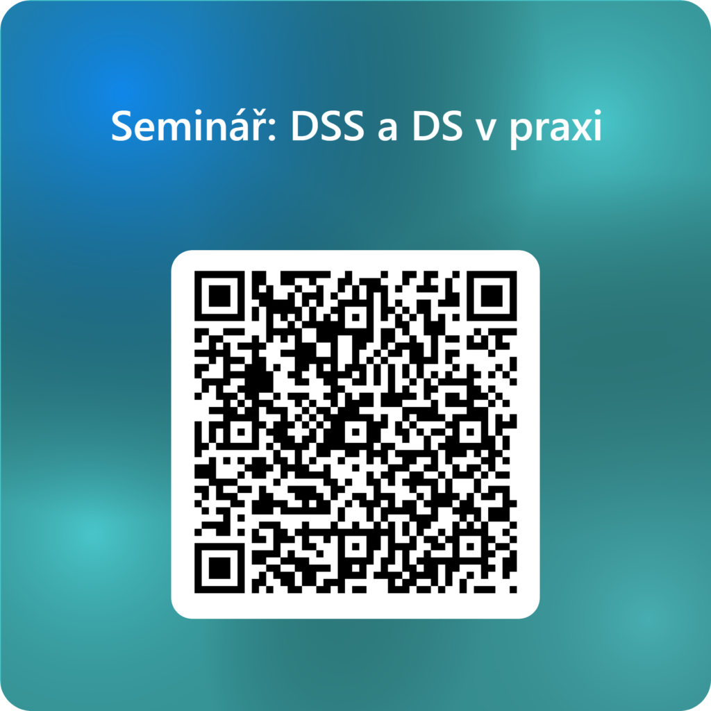 qrcode pro seminář dss a ds v praxi