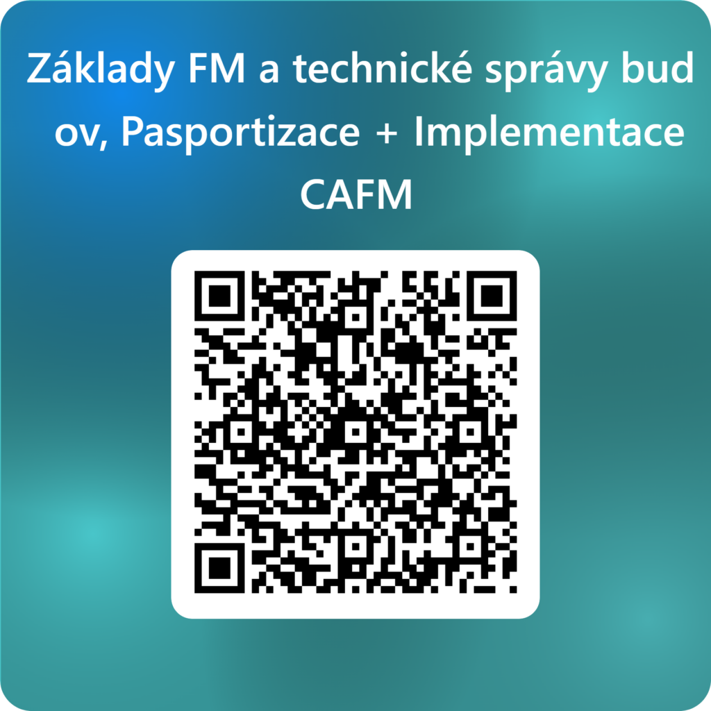 qrcode pro základy fm a technické správy budov, pasportizace + implementace cafm